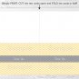 Yellow Chevron Thank You Card Printable #A356