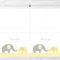 Yellow Chevron Elephant Thank You Card Printable #A181
