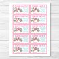 Love Birds Owl Printable Baby Shower Diaper Raffle Tickets #A253