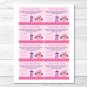 Pink & Purple Owl Baby Shower "Guess How Many?" Game Cards Printable #A133