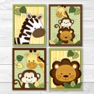 Safari Jungle Animal Nursery Wall Art Printable #A169