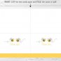 Yellow & Grey Bumble Bee Gender Neutral Thank You Card Printable #A359