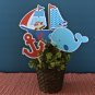 Nautical Pirate Whale Party Cutouts Decorations Printable #A287 DIY You Print