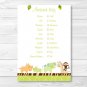 Wildlife Jungle Animals Baby Shower Baby Animal Match Game Printable #A236