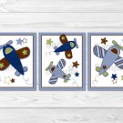 Airplane Little Aviator Printable Nursery Wall Art #A155