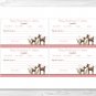 Pink Willow Deer Baby Shower Baby Predictions Game Cards Printable #A200