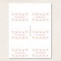 Twinkle Star Pink & Gold Buffet Tent Cards & Place Cards Editable PDF #A358