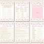 Twinkle Star Pink & Gold Baby Shower Games Pack - 8 Printable Games #A358