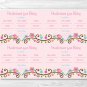 Sweet Baby Owl Pink Love Birds Baby Shower Baby Predictions Game Cards Printable #A253