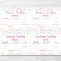 Pink Baby Sprinkle Baby Shower Baby Predictions Game Cards Printable #A357