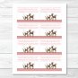 Pink Woodland Deer Printable Baby Shower Book Request Cards #A200