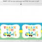 Boys Pool Party Thank You Card Printable #A343