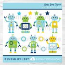 Robots Baby Bots Clipart #A252