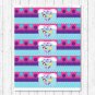 Mermaid Birthday Pool Party Printable Water Bottle Labels #A363
