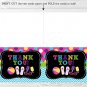 Girls Pool Party Chalkboard Thank You Card Printable #A258