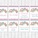 Pink Woodland Owl Baby Shower Table Signs - 8 Printable Signs #A162