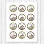 Woodland Deer Gender Neutral Cupcake Toppers Party Favor Tags Editable PDF #A131