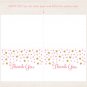 Twinkle Star Pink & Gold Thank You Card Printable #A358