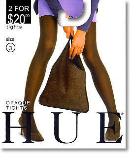 LOT 3 PAIR OF HUE OPAQUE TIGHT SIZE 1