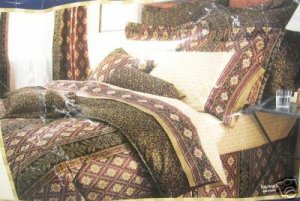 DAN RIVER DUVAL SUPREME DIMENSIONS COMFORTER SET SZ QN
