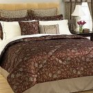24PC JACQUARD RIDGEFIELD COMFORTER BED IN A BAG SZ QN