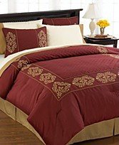 8PC ATRIUM EMBROIDERED COMFORTER SET/BIAB SZ QUEEN