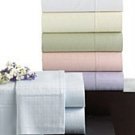4PC DOBBY DOT 350 TC BEDSHEET SET SIZE QUEEN