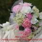 High simulation silk flower,custom wedding bouquets,custom bride hold flowers,20x25cm,free shipping