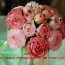 High simulation silk flower,custom wedding bouquets,custom bride hold flowers,20x25cm,free shipping