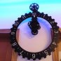 Novelty black and gray gear wall clock,gear clock,wall clock,table clock,desk clock,home decor