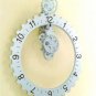 Novelty black and gray gear wall clock,gear clock,wall clock,table clock,desk clock,home decor