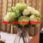 50PCS, Christmas/wedding bouquet,High simulation silk flower/artificial flower,9 flowers peony