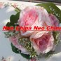 50PCS,wedding bouquet,High simulation silk flower/artificial flower,bride bouquets, 6 rose per bunch