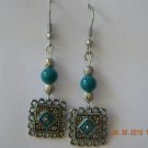 Silver and Blue Square