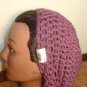 Baby Purple Crochet Slouchy Beanie