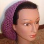 Baby Purple Crochet Slouchy Beanie