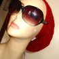 Strawberry Autumn/Fall Slouchy Beanie