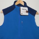NWT MARMOT APPROACH VEST JACKET 3M SOFTSHELL S/P BLUE POLYESTER ELASTANE GIFT