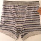 NEW LUCKY BRAND MEN BOXER BRIEF COTTON SPANDEX1 PAIR SMALL GRAY $21.00