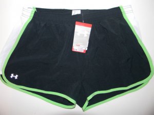 NWT UNDER ARMOUR QUICKSTEP 3" LOOSE RUNNING TRAINING SHORTS BLACK LARGE $34.95