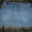JEAN SKIRT SZ 14 SQUEEZE SO CUTE!!