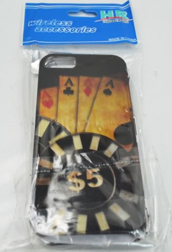 iPhone 5 Case - Designs - Poker, Flowers, Skull & Crossbones, Four Aces, DANGER!