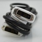 NEW 6 ft. Dual Male DVI-DVI Video Monitor Cable White