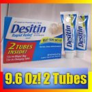 Destin Creamy - Zinc Oxide Diaper Rash Ointment (2 X 4.8oz Tubes) Total 9.6oz