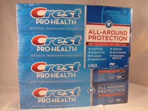 ( 4 ) 7.8oz 221g  Crest Pro Health Pro-Health Toothpaste Fluoride