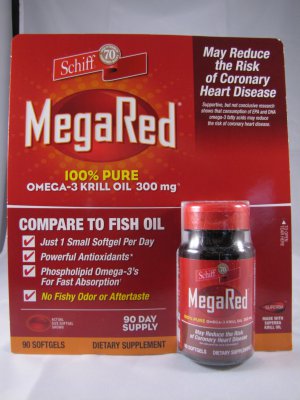 Schiff MegaRed Omega-3 Krill Oil 300 Mg-90 Softgels
