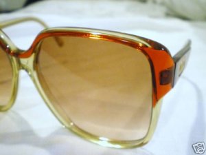 Vintage CELINE PARIS SUNGLASSES RED HAND MADE FRANCE