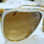 VINTAGE RODENSTOCK SUNGLASSES WHITE CARAMEL BLUE