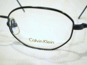 VINTAGE CALVIN KLEIN  EYEGLASSES MATTE BLACK 46-20-140