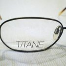 NEW TITANIUM EYEGLASSES MATTE BROWN 51-18-140